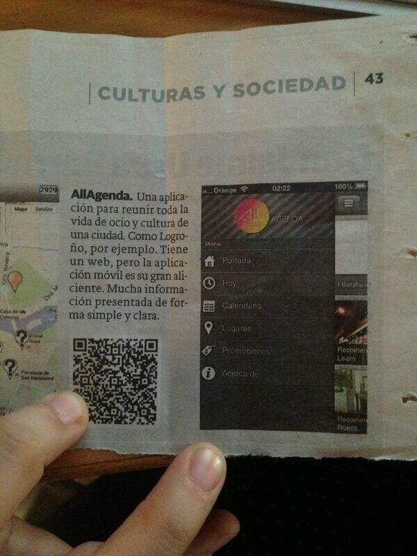 ALLAgenda's tweet photo. Muchas gracias a @lariojacom por este espacio. Nos sentimos muy felices! :) http://t.co/plRqBQ6g4k