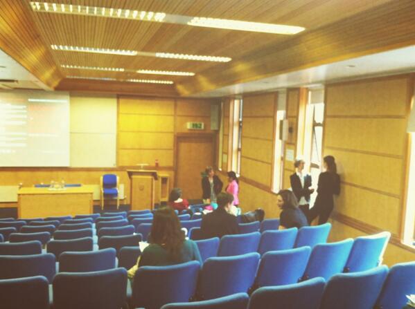 Ready to go in Nissan Lecture Theatre in St Antony's College! #IWD2014 #WomenWhoLiveTheirDreams #womenwhoinspire