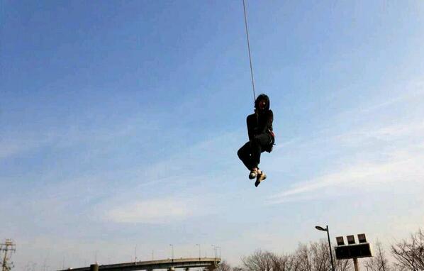 kyoning90's tweet photo. 제일 상쾌한 순간. http://t.co/pCgv4FJsh1
