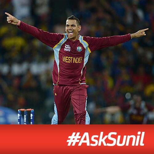 You can chat live with Windies star @SunilPNarine74 at 4pm ECT today. Tweet @DigicelCricket using hashtag #AskSunil