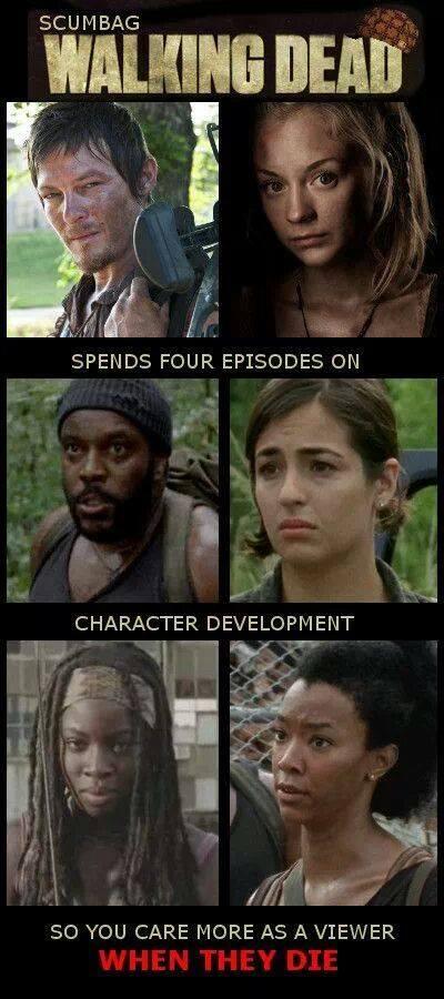 CarlTWDGrimes's tweet photo. How The Walking Dead works.... http://t.co/tkwELcLBA7