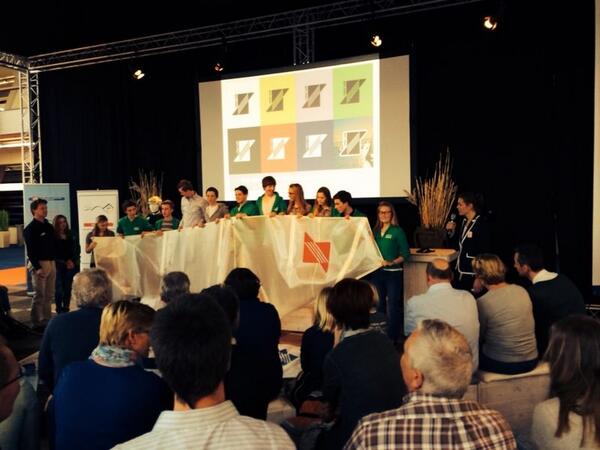 Introductie nieuwe zeilen Splash op de HISWA door Lobke Berkhout en de zeilers van het T&amp;T Splash