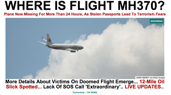 HuffPostUK's tweet photo. It's now been more than 24 hours since the flight disappeared... http://t.co/NngMYDhAwG http://t.co/N4LpYsY48r