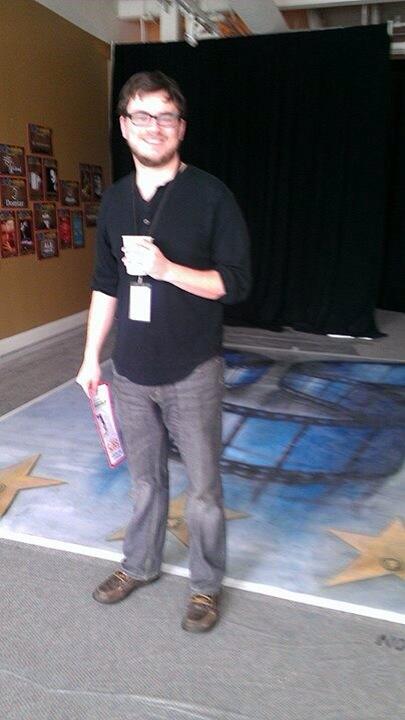 TheDiariesFilm's tweet photo. Nick with GFF chalk art! http://t.co/2zE1jZ1frf