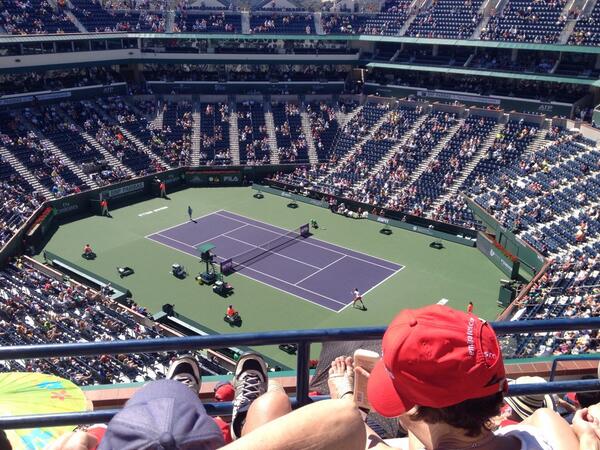 KostaRamirez's tweet photo. At the BNP Paribas!!! http://t.co/xWmmp7uI2r