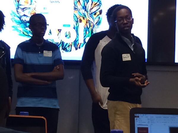 thechristina99's tweet image. #worldofcoding @AOL today! RT @taofeekrabiu: @AllStarCode kids on need for rehab cntrs for homeless #worldofcoding