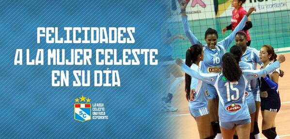 ClubSCristal's tweet photo. Feliz Día de la Mujer #SportingCristal http://t.co/G9L8lT5bFD