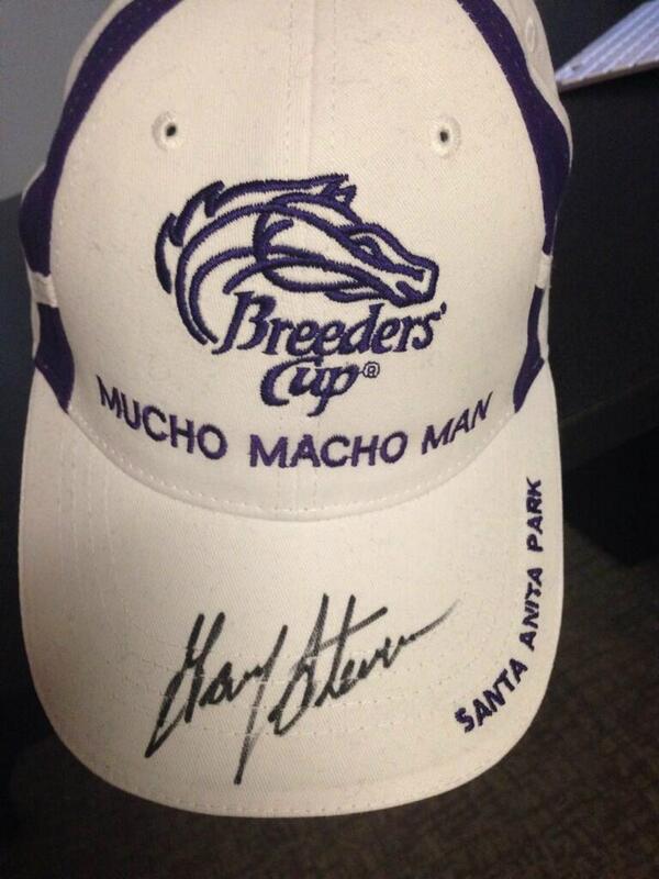 BreedersCup's tweet photo. #MarchMadness: Reminder: we're giving away this autographed Champions Cap! RT this tweet and/or use #BIGCAP today! http://t.co/wIFigY7sQ4