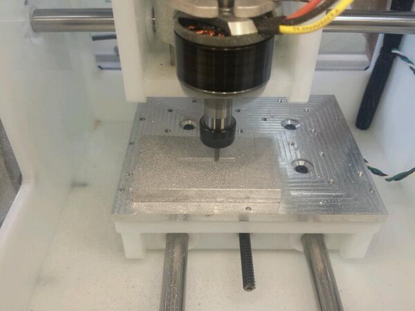 bltww's tweet photo. Facing an aluminum test piece on my #othermill @othermachine http://t.co/MsaROIayZJ