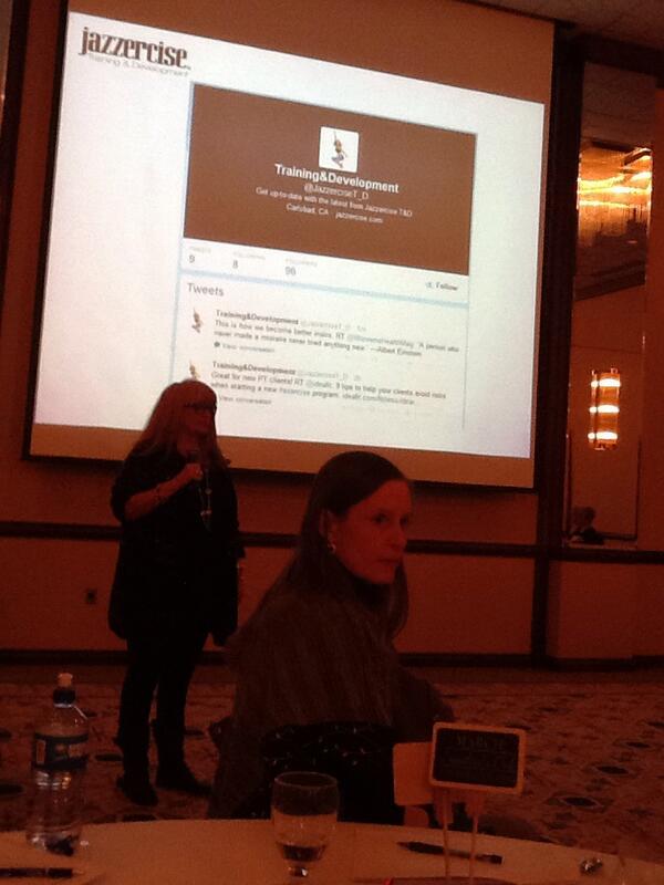 Lisaacs18's tweet photo. Great presentation on Social Media in LaCrosse, WI #jazzerciseconf14 http://t.co/8H78rxPMrp