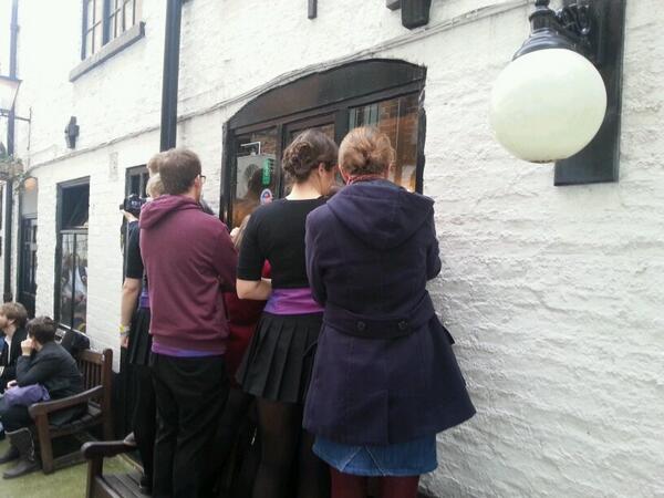briankelly's tweet photo. I wonder if there's any rapper dancing going on inside? #DERT2014 http://t.co/Uq6IAS42bv