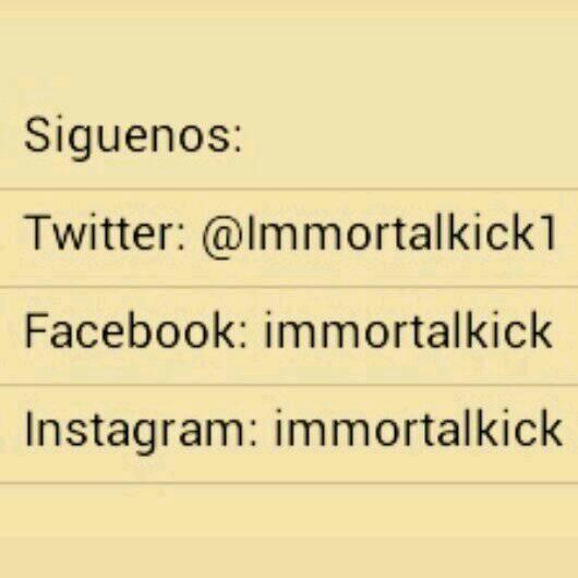 immortalkick1's tweet photo. Siguenos para todo tipo de info talleres, clases, eventos, tips de salud, cursos y mas @jesusimmortal @jeycoestaba http://t.co/Cya0lPhlA2