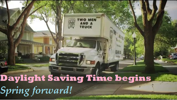 Daylight Savings begins tomorrow! Set your clocks forward an hour tonight. #SpringForward #daylightsavings