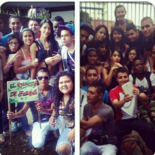 FCFARINACALI's tweet photo. Recuerdos que siempre se quedaran en nuestros corazones #ejercitoDefarina en cali @FARINAMUSIC te amamos http://t.co/Cjlwh2ht2I
