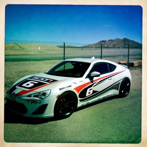 trutriciahelfer's tweet photo. Did I chose my car well? #ProCeleb #ToyotaRacing http://t.co/ooe3sda5aF