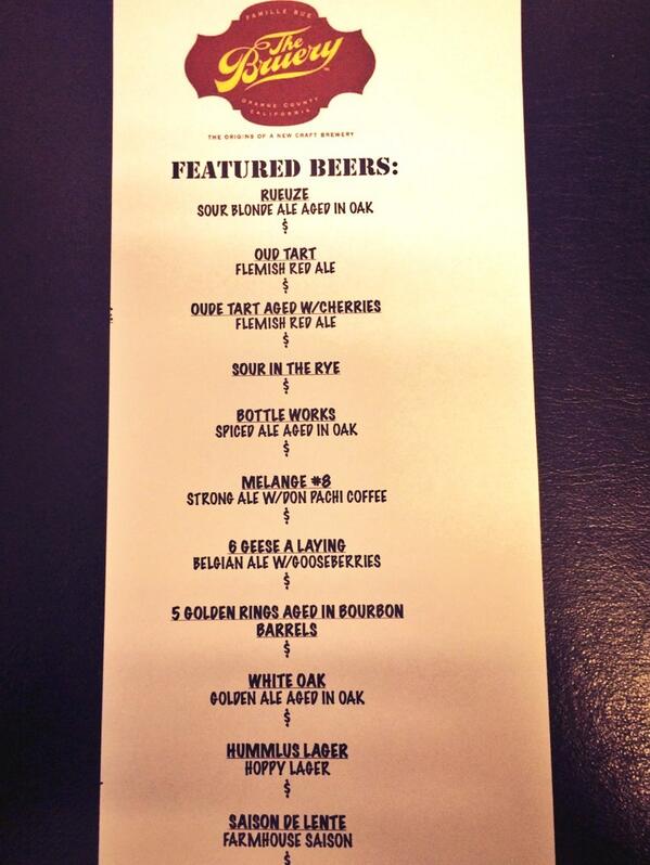 Meet the brewer and Rare Beers from Bruery all day at Pangaea!!