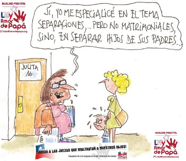 AmordePapa's tweet photo. @togatox "HUMOR QUE DUELE" DENUNCIA a abogadas/os "especialistas" en separar hijos d papás #LEYAMORDEPAPÁ +RT http://t.co/xtmUoQ5mLg