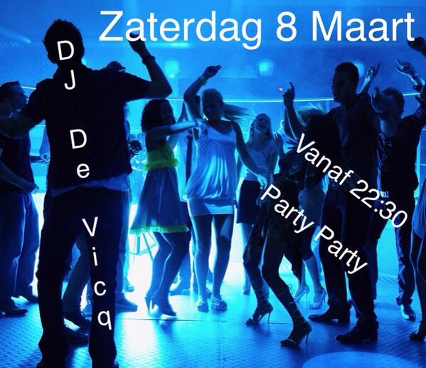 Vanavond is het weer de beurt aan DJ De Vicq om Tapperij 't Noord op zijn kop te zetten... #partyparty