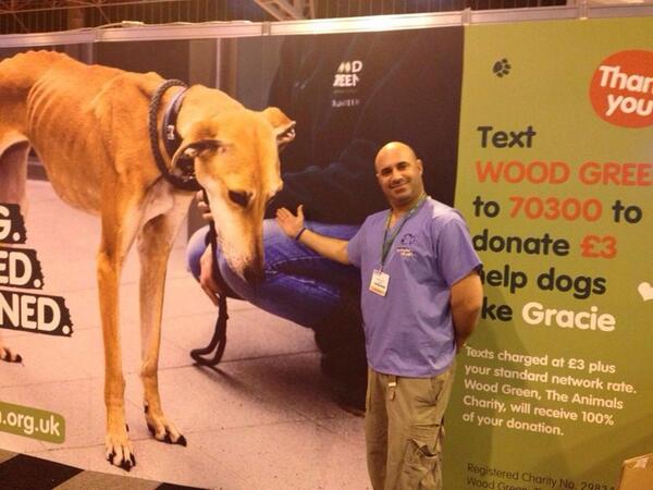 WoodgreenPets's tweet photo. Great to see @marcthevet at #Crufts2014 today! Thanks for popping by the #Wood_Green stand! http://t.co/evO7Ja6nrC