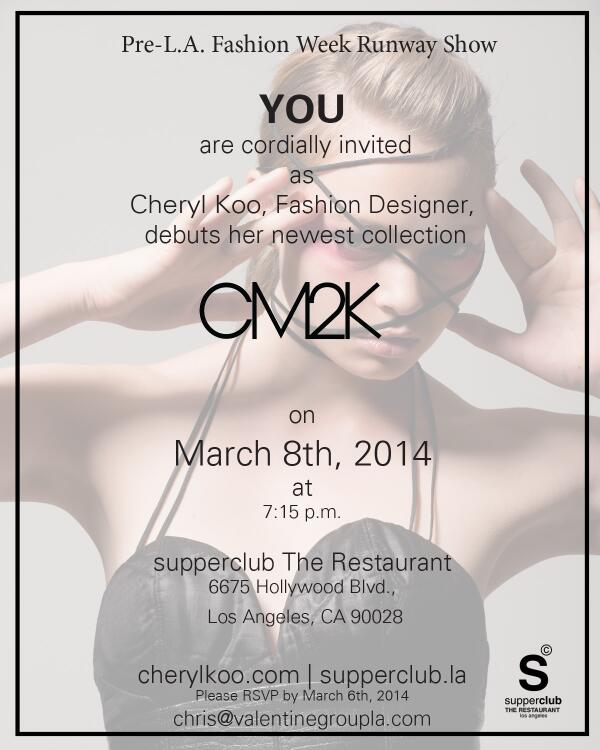 SCTheRestaurant's tweet photo. @KOOch611 let's rock tonight! #fashionweek http://t.co/728t4DvsGF