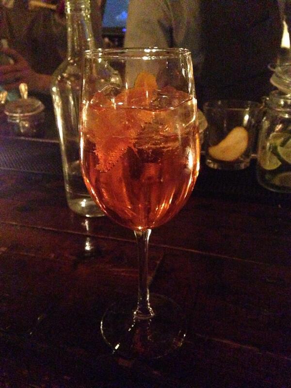 Aperol spritz in NYC.