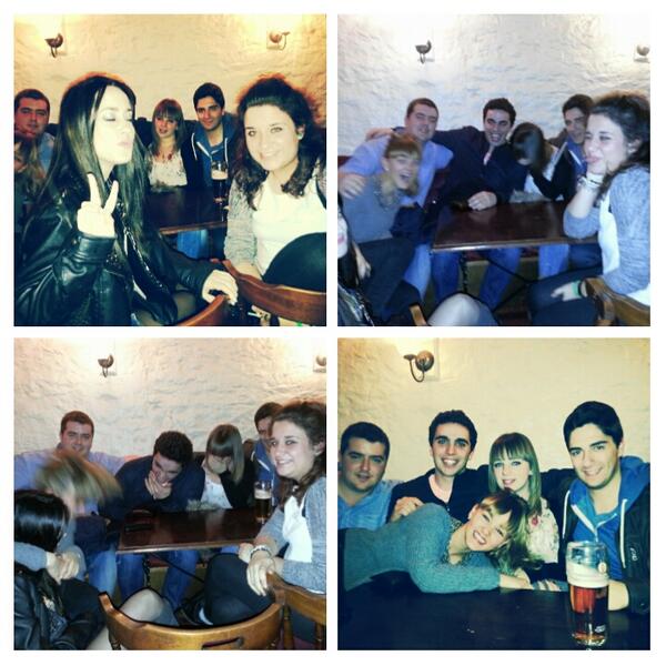 MaialenAldeano's tweet photo. Sabado noche :)) @amaiacoteron @axeltrio @dannyhierro @martiniileiri http://t.co/dxtHY1fqqm