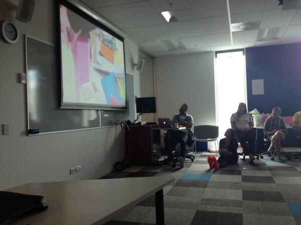 GSJ_Akl's tweet photo. Sharing the final prototypes. Amazing work #GSJ_Akl teams! #GSJam http://t.co/CMNORvXrqS