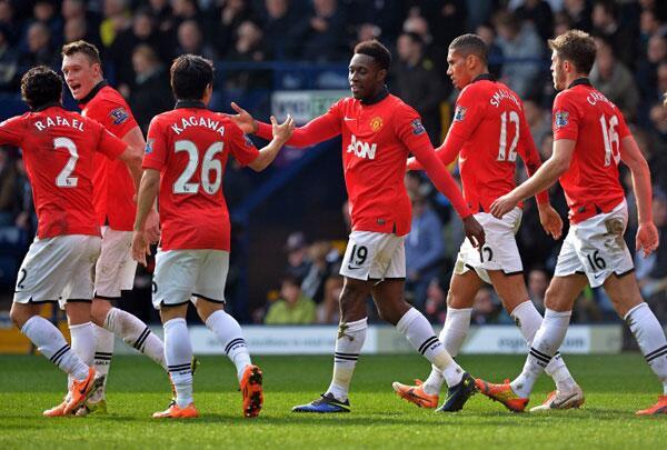 SuporterOnline's tweet photo. #EPL - FT: WBA 0 - 3 Man Utd (Jones 34, Rooney 65, Welbeck 82) http://t.co/4gxLxEXAFm