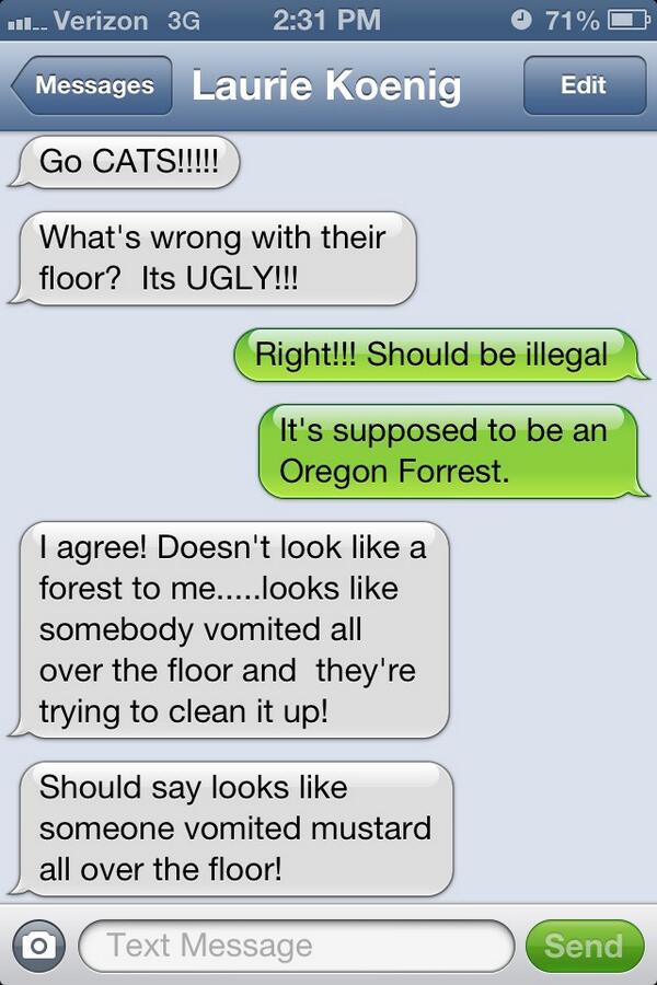 HLYTLDO's tweet photo. .@toddatjenis  When did our mom become a trash-talking sports fan!? http://t.co/Rz4WrYwrOa