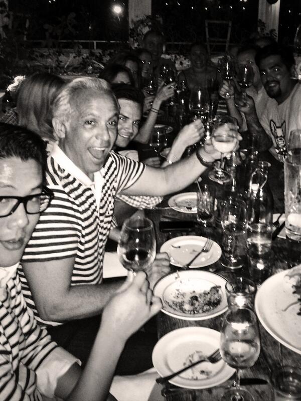 thelambsclub's tweet photo. Raising a glass 2 @000mz &amp; @TracieSimon for #WomensDay2014 ! We couldn't have done it w/out you! Cheers, ladies! http://t.co/UHRYIi06y4