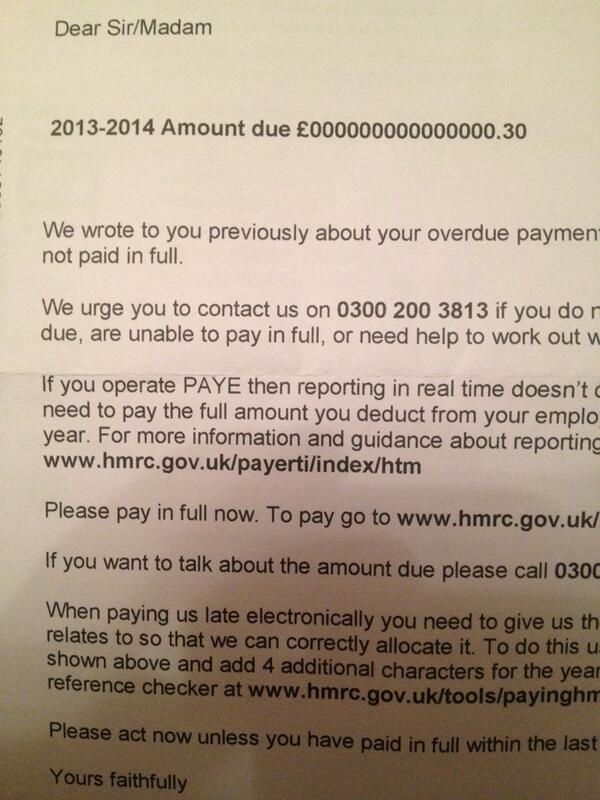 MattyParks123's tweet photo. Googles multimillion pound tax bill? No, @HMRCgovuk have got bigger fish to fry....30p! http://t.co/nraXtY5Xq4