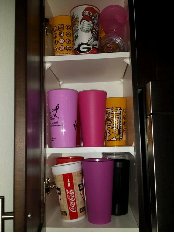 RigginsRadio's tweet photo. If big ass plastic cups were money, I'd be rich. http://t.co/bp8D6l066E