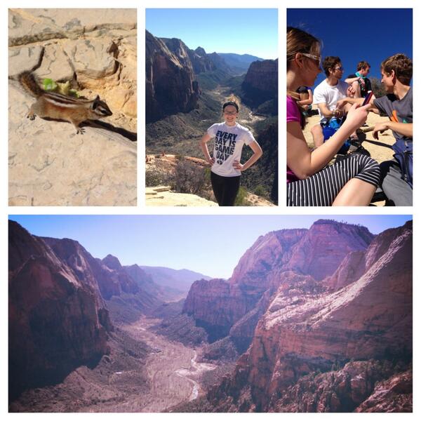 nmcguire18's tweet photo. Getting high (in altitude) at zions national park http://t.co/IHfWvaThWQ