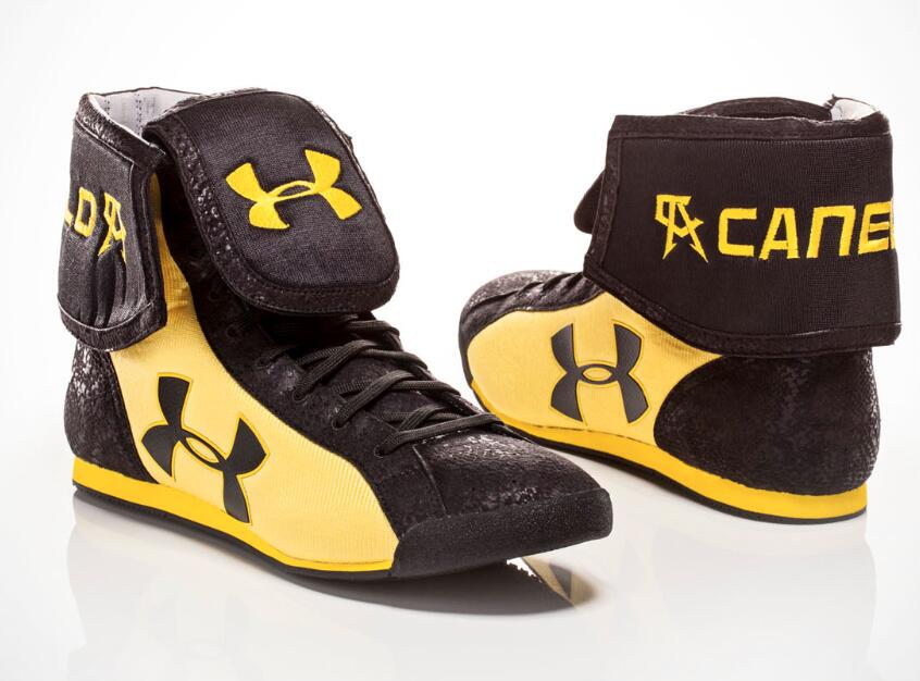 Rovell on Twitter: "Under Armour boots Canelo tonight's fight http://t.co/PiK1idhSDF" / Twitter