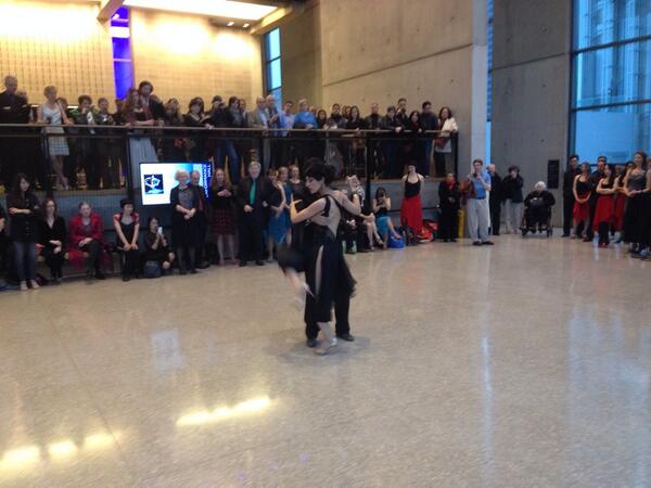 DallasSymphony's tweet photo. Tango Amor is heating up the dance floor! #DSORemix #dalsym #dallas #dso http://t.co/8Ryg3Fen6X