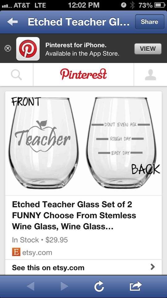 One of these could be nice... #teacherglass #glasshalffull #somethingbubblyplease