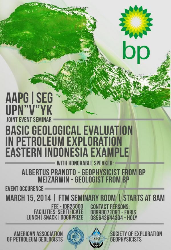 Our cooperation with <a href="/segscupn/">SEG SC of UPN</a> and support from British Petroleum had brought you the G&amp;G experts of the east region.