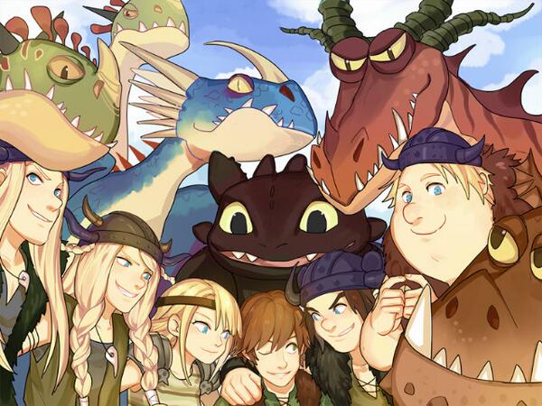 astrid_bth's tweet image. Viking team .. #HTTYD