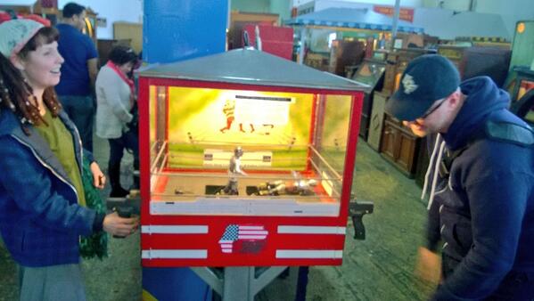 awoywood's tweet image. Dustin gets KO by @ladyshotgun #ChartboostUniversity