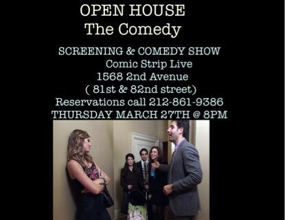 AndreaMezvinsky's tweet photo. make ur reservations now for screening of OPEN HOUSE- THE COMEDY! http://t.co/H6C4XQRy1T