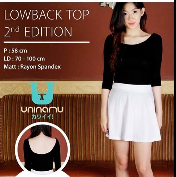 cheapystoree's tweet image. Lowback top black cuma 65 ribu,cp : 081908234039 #lowback #atasan #Recommended  @Iklan_terbaru