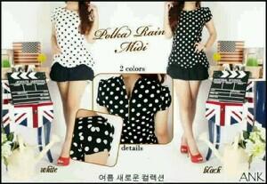 cheapystoree's tweet image. polka minidress cuma 75 ribu,cp: 081908234039 #minidress #polka #black #white @Iklan_JualBeli