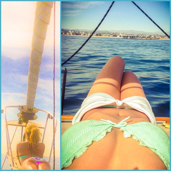 Satisfying my inner wanderlust ⛵ 

Spending my Saturday out at sea ?☀?

#Perfection #Travel #Sailing