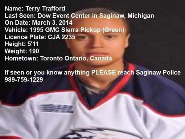EvrydayHockey's tweet photo. Info on Missing Terry Trafford. Please Retweet and spread the word! http://t.co/ItSQ9bMfID