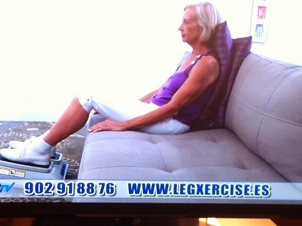 Increíble. Se han superado con Legxercises. Póngase la ropa de deporte y siéntese en el sofá. #TeleTienda.