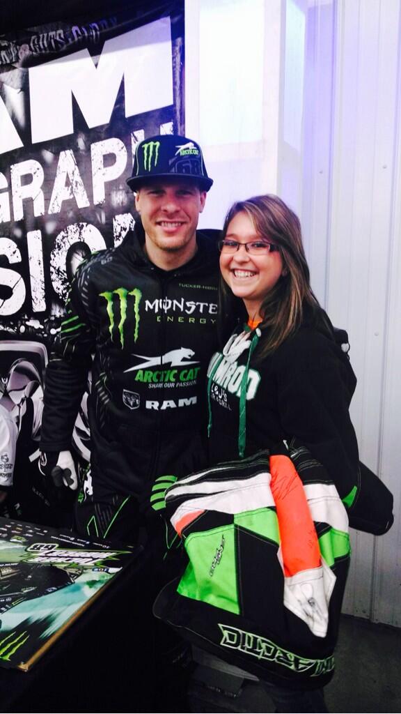 I'm so ready to go back and watch him race! #tuckerhibbert #inlove