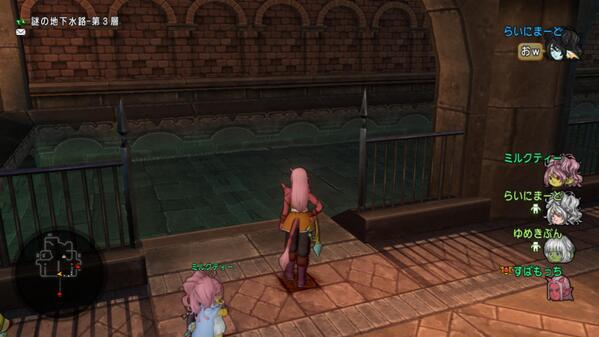 一砂 謎の地下水路の1層にある黒箱 3層のここから水路に降りて 1層まで降りればいいのね Dqっぽいやん Http T Co Vytsnceuzt