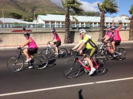 chimzter's tweet photo. Paulo, Michael, Pierre and Frans and team just passed the 1km marker! Still just over a 100km to guys!! http://t.co/Jdk9Y7MN8g