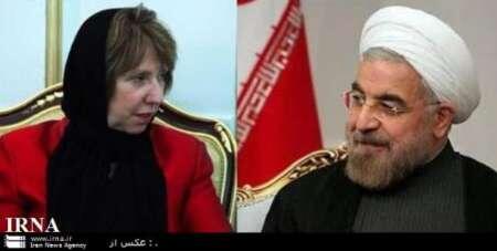 AliAraghchi's tweet photo. #اشتون با رییس جمهوری برای دومین بار، پس از اجلاس #داووس سویس دیدار و گفت و گو کرد. #Iran #EU_IRAN @eu_eeas #Tehran http://t.co/qaGSv9uHjF