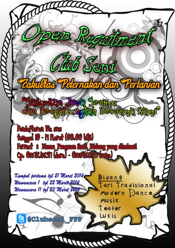 Club Seni FPP UNDIP tweet media